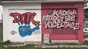 Trafolarda "Kadınlar Günü'ne" dikkat çekildi