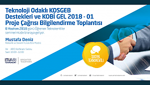 İTÜ, KOSGEB'in Teknoloji desteklerini anlatacak: KATILABİLİRSİNİZ