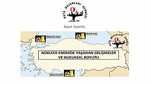Nükleer enerji ve hukuksal boyutu konuşulacak