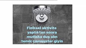 Enerji çalışanları: Spordan sonra mutlaka duş alın