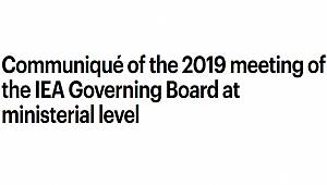 IEA Governing Board at ministerial level...
