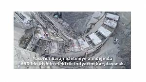 Yusufeli Barajı'nda son "100'lüğe" girildi: DSİ Duyurdu