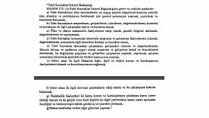 YAYINLANDI: 'Tabi Kaynaklar Dairesi Başkanlığı