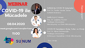 Nanoteknoloji Araştırma ve Uygulama Merkezi 'Nano Open Webinarı' seminerlerine başlıyor!