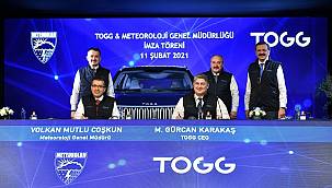 Yerli Elektrikli oto TOGG 'Meteoroloji Genel Müdürlüğü' ile işbirliği yaptı!