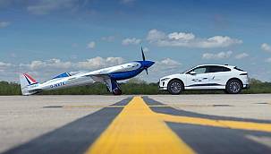 Tamamen ELEKTRİKLİ uçuş hız rekoru için Jaguar Land Rover'den  tamamen ELEKTRİKLİ araç desteği alacak!