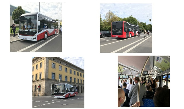 Otokar’s fully electric city bus e-Kent C...