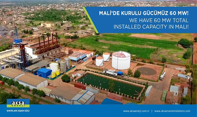 Energy news from Turkey - 'We have 60 MW Total installdet capasity in mal'