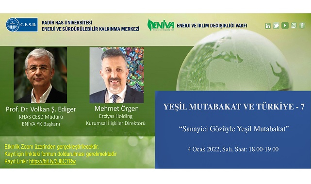 Etkinlik - CESD ve 'Enerji ve İklim Değişikliği Vakfı' düzenliyor!