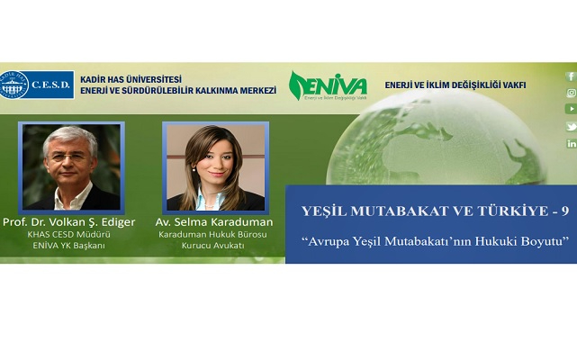'Avrupa Yeşil Mutabakatı'nın Hukuki Boyutu' - ETKİNLİK!
