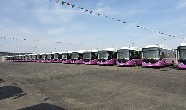 DOĞAL GAZLI - Otokar'ın 50 şehir içi otobüsü Azerbaycan’da hizmete başladı!