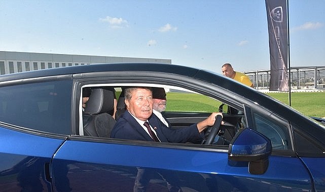 KKTC’nin yerli elektrikli otomobili GÜNSEL’i ziyaret ettiler!