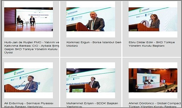 İş Dünyası ve Sürdürülebilir Kalkınma Derneği - 'Sürdürülebilir finansman...'