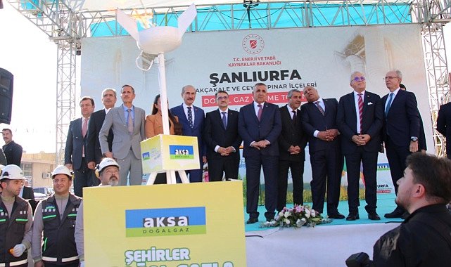 Ceylanpınar ve Akçakale doğal gaza kavuştu!