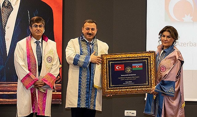 Socar Azneft Üretim Birliği Genel Müdürü Hüseynov'a Fahri Doktora!