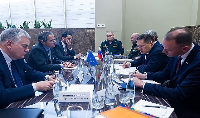 Zaporijya Nükleer Santrali'ni görüştüler - Rus ve Uluslararası Atom Enerjisi Ajansı Heyetleri!