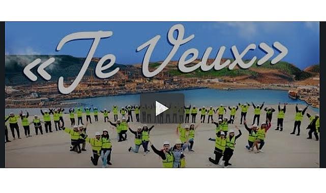 Akkuyu Nuclear Power Plant employees prepared a clip accompanied by the world-famous "Je Veux" song!