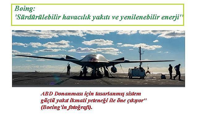 Boeing Sürdürülebilirlik Raporu - ''Fabrikalarında YENİLENEBİLİR ENERJİ  kullanımı ve sürdürülebilir yakıt...''..''