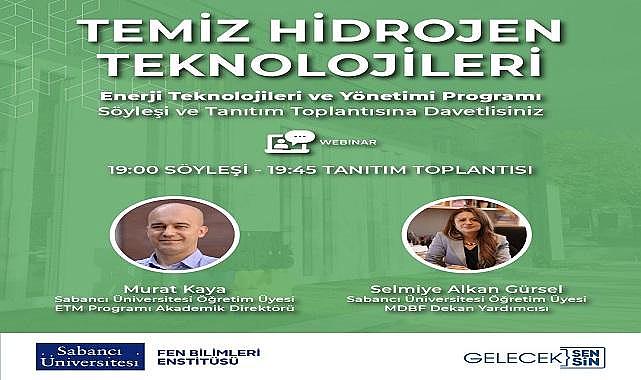 Konu ''Temiz Hidrojen Teknolojileri'' - Online SÖYLEŞİ!