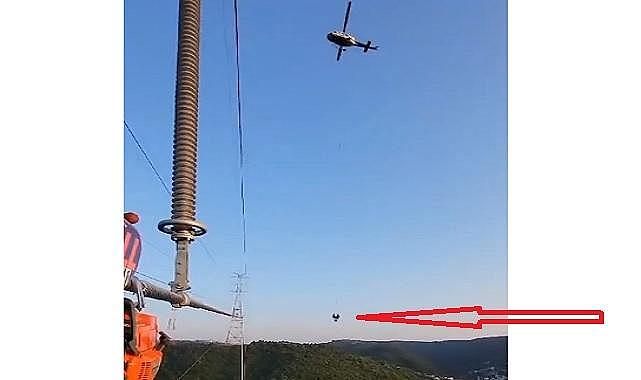 TEİAŞ ekipleri ''Helikopterle'' bakım yapıyor - AYRINTILAR!