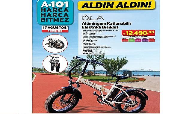 ''Alüminyum Katlanabilir Elektrikli Bisiklet'' kampanyası düzenledi!