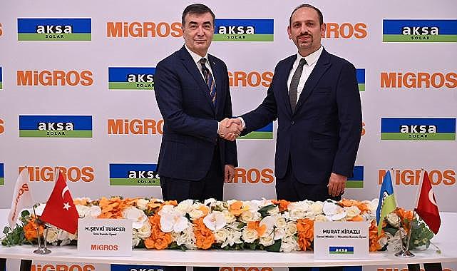 Migros ve Aksa Elektrik -  GÜNEŞ enerjisi santrali kurmak için anlaşma imzaladı!