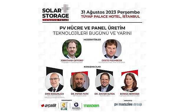 Türkiye'nin Güneş Enerjisi ve Enerji Depolamadaki Geleceği Konuşulacak!