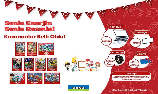 Aksa Elektrik - “Senin Enerjin Senin Resmin” yarışmasının kazananları belli oldu!