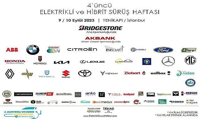 Elektrikli Sürüş Haftası - '' 9 -10 Eylül İstanbul''