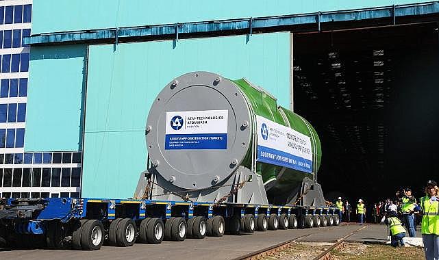 Rosatom'dan Yeni Rekor - Bir Yılda Beşinci Nükleer Reaktör Basınç Kabı Sevk Edildi!