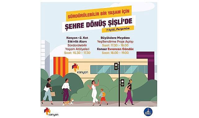 Sürdürülebilir bir yaşam için şehre dönüş Şişli'de!