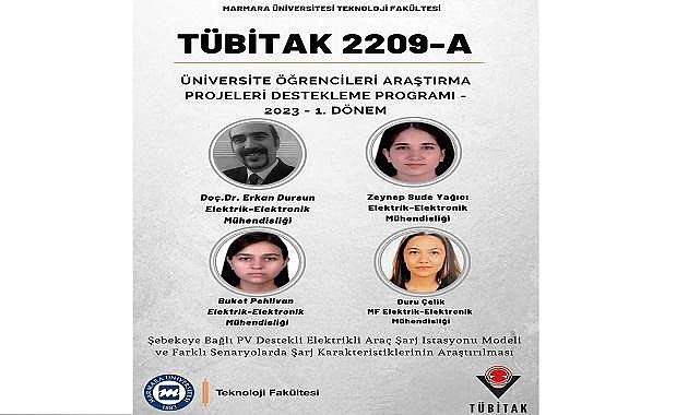 ''Elektrikli Araç ŞARJ İstasyonları Araştırma Projesi'de'' var - TÜBİTAK ödülü aldılar!
