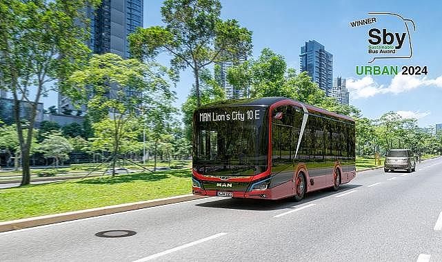 MAN Lion's City 10 E "2024 Yılının Sürdürülebilir Otobüsü" oldu!