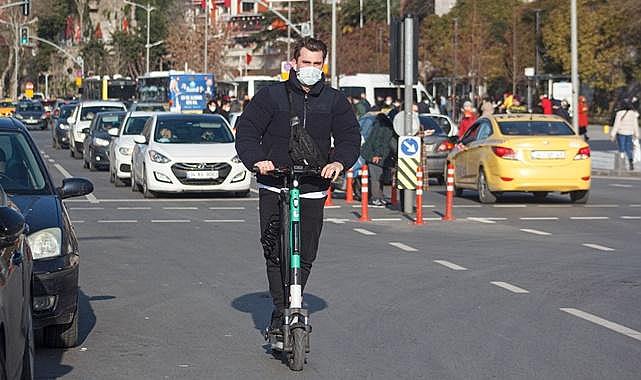 Skuter hız sınırı 5 ilçede 12.5 km/saat oldu!