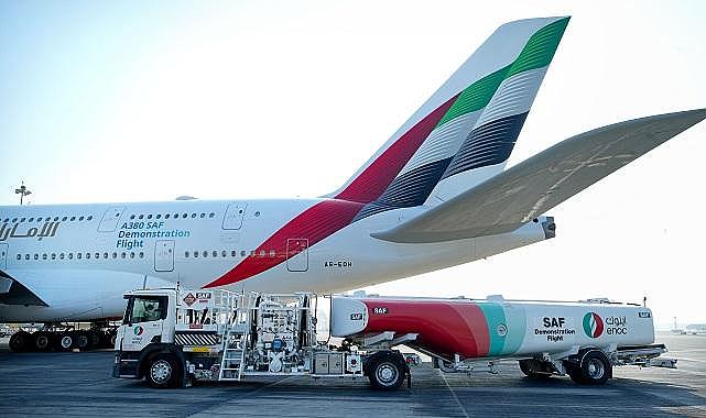 Yüzde 100 Sürdürülebilir Havacılık Yakıtı ile A380 gösteri uçuşu gerçekleştiren ilk havayolu şirketi oldu!