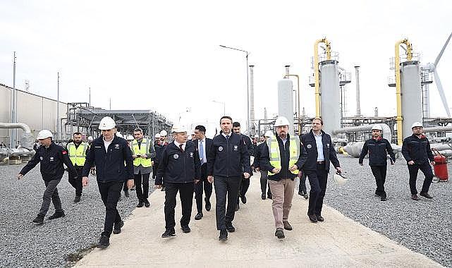 Bakan Bayraktar ''Silivri Doğal Gaz Depolama Tesisi'nde''