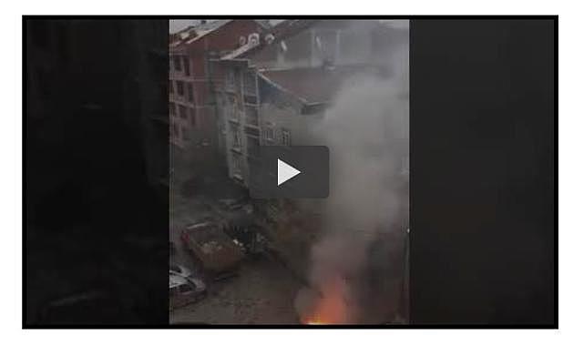 Cadde ve sokaklardan geçen ''Doğal gaz ve elektrik hatlarına'' dikkat - VİDEO!