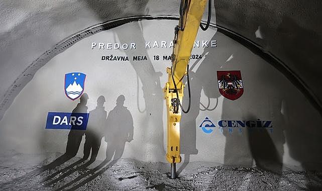 “Akdeniz - Balkanlar ve Orta Avrupa'yı” bağlayan Karavanke Tüneli’nde ışık göründü - Cengiz İnşaat!