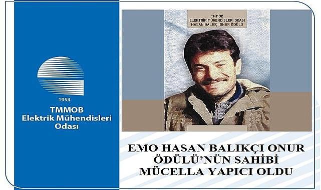 Elektrik Mühendisleri Odası ''Hasan Balıkçı Onur Ödülü'nün sahibi...''