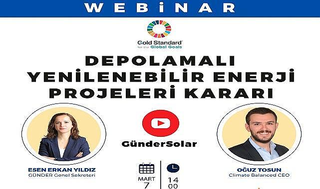 ÖZEL YAYIN - Konu ''Depolamalı Yenilenebilir Enerji Projeleri''