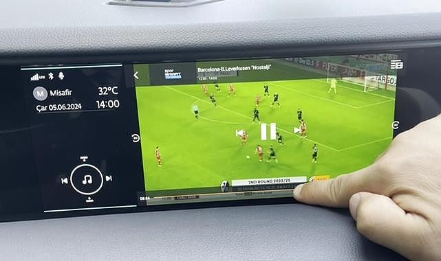 Türkiye'de ilk: Elektrikli Togg'da maç keyfi...