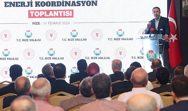 Enerji Bakanı Bayraktar Rize’de - “ Elektrik ve doğal gaz altyapısı…”