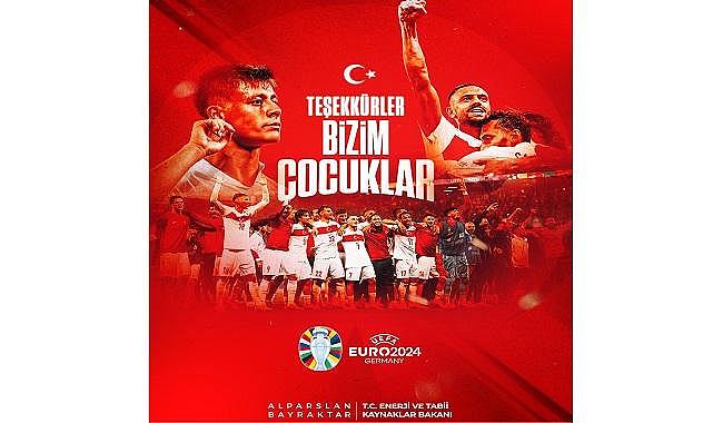 Enerji Bakanı Bayraktar - ''Sizlerle gurur duyuyoruz''
