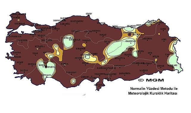 ''Türkiye KURAKLIK haritaları'' yayınlandı - HES'leri de etkiliyor!
