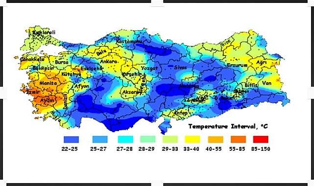 Türkiye'nin toprak sıcaklığı - ISI pompaları için önemli!