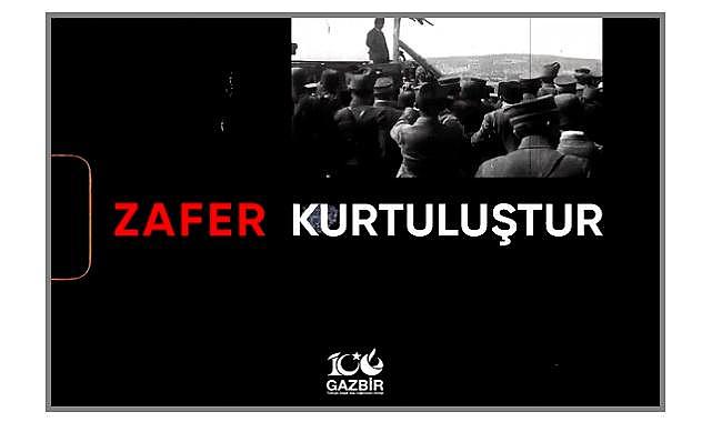 GAZBİR - ''30 Ağustos Zafer Bayramı kutlu olsun''