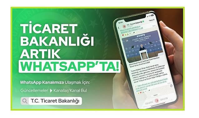Ticaret Bakanlığı WhatsApp Hattı kurdu!