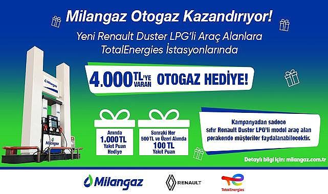 Milangaz Otogaz - Yeni Renault Duster iş birliği yaptı!