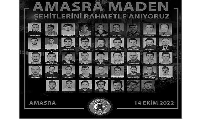 TÜRK-İŞ ''Amasra grizu faciasında kaybettiğimiz 43 maden şehidimizi...''