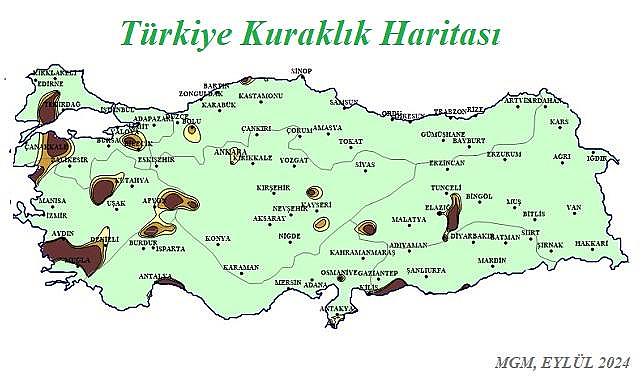 Türkiye için YÜZ güldüren KURAKLIK haritası - AYRINTILAR!